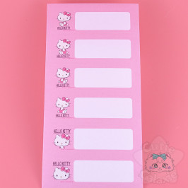 Feuille Etiquette Sanrio