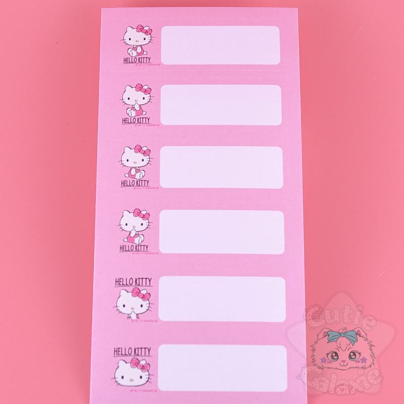 Feuilles Etiquettes Hello Kitty My Melody Bonbonribbon Hummingmint Sanrio
